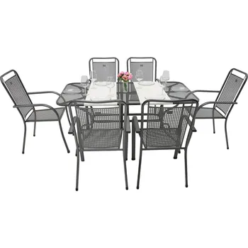 Zahradní sestava Deokork Savana I. CT0311 SET 1+6 antracit