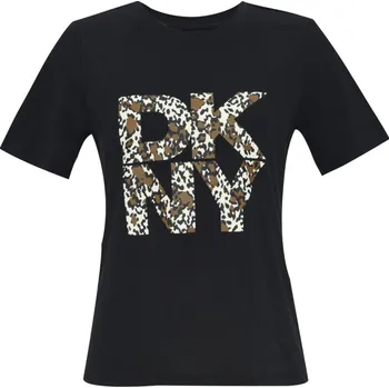 Dámské tričko TRIČKO DKNY REGULAR T SHIRT BLACK