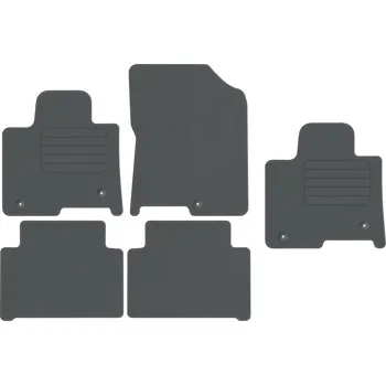 autokoberec Kobercové rohožky Edecor velurové 5 ks