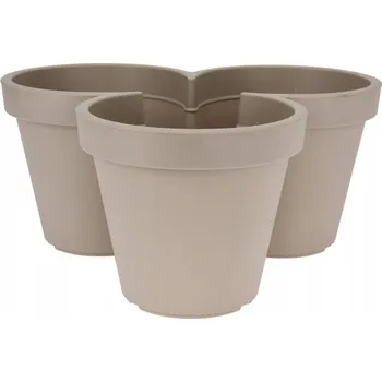 Květináč Plast Květináč Koopman béžový 44 cm x 44 x 20 cm