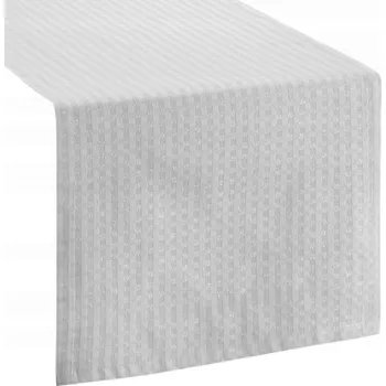 ubrus Stříbrný běhoun na stůl 180 x 40 cm