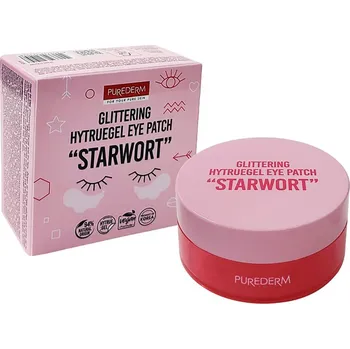 Péče o oční okolí Purederm Starwort hydratační oční polštářky, 60 ks/1 bal.