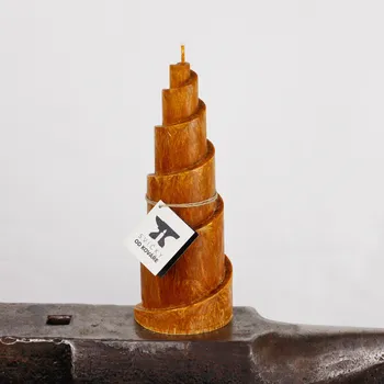 Svíčka Hnědá Spirála