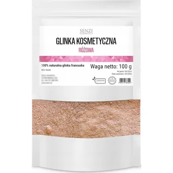 Kosmetická sada Přírodní růžový jíl Senzi Cosmetics 100 g