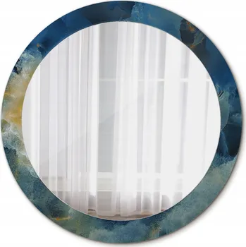 Zrcadlo Kulaté Zrcadlo do Koupelny Mramor onyx 80cm