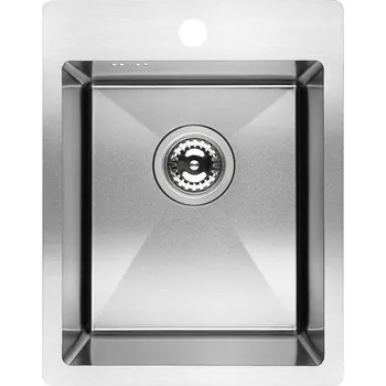 Vodovodní baterie Jednokomorový dřez Laveo Marmara ocel stříbrný