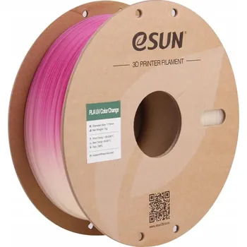 Filament ESUN PLA UV Filament měnící barvu růžová fuchsiová, průměr 1.75mm, 1000g