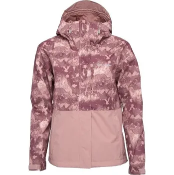 Dámská větrovka Dámská outdoorová bunda Columbia HIKEBOUND PRINTED JACKET W XS Růžová, Stříbrná