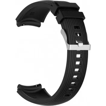 Řemínek na hodinky BSTRAP | BStrap Silicone Davis reminek na Huawei Watch GT3 46mm, black (SSG008C0111)