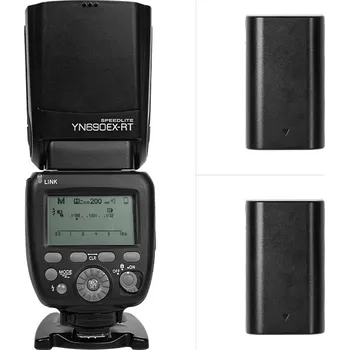 Blesk YN690EX-RT GN60 TTL HSS blesk s lithiovou baterií pro fotoaparát Canon