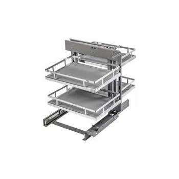 GTV MovixPro zatahovací roh pro skříňku s předním 500 mm chromem, antracit