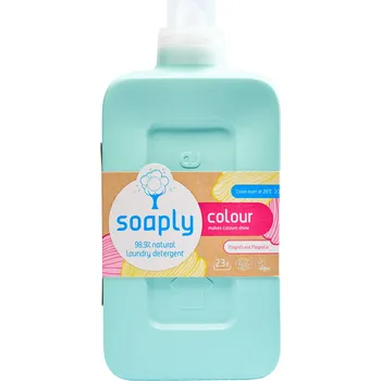 Prací prostředek Soaply | Prací gel na barevné prádlo s vůní magnólie účinně pere již od 20 °C, prodlužuje životnost barev a nežmolkuje - 1 l