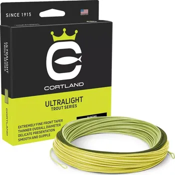 Cortland muškařská šnůra Trout Ultralight Freshwater Tricolor - Cortland muškařská šnůra Trout Ultralight Tricolor Fresh|WF3F 80ft