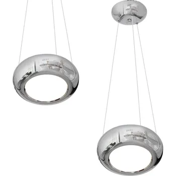 Závěsné svítidlo Mercurio, 1x chromové kovové stínítko, ch