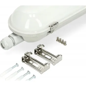 Stropní svítidlo přisazené Kobi 20 W s integrovaným LED zdrojem, délka 60 cm, bílé