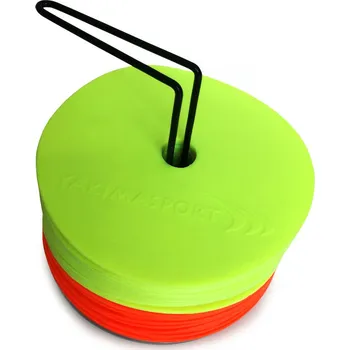 Vrták Ploché značkovací disky (značkovací podložky) - sada 20 ks žluto-oranžové