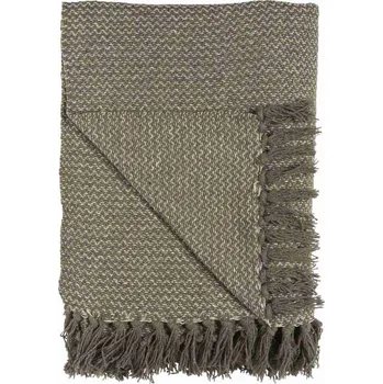 Prostěradlo Deka Ib Laursen bavlna 160 cm x 130 cm béžová, hnědá