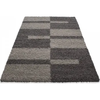 Koberec Kusový koberec Gala shaggy 2505 taupe Varianta: 60x110 cm