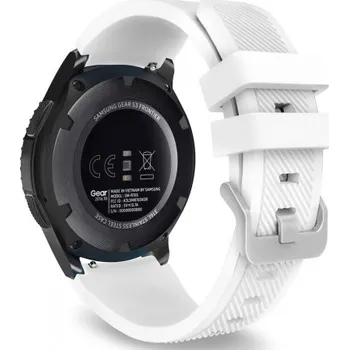 Řemínek na hodinky BSTRAP | BStrap Silicone Sport reminek na Samsung Galaxy Watch 3 45mm, white (SSG006C2201)
