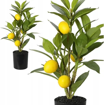 umělá květina Citronovník umělý v květináči, dekorativní stromek 43 cm