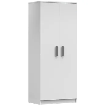 Dětská skříň Nábytek PEGAS s.r.o. Šatní skříň 2D SMYK I - 06, Bílá Mat/Šedá