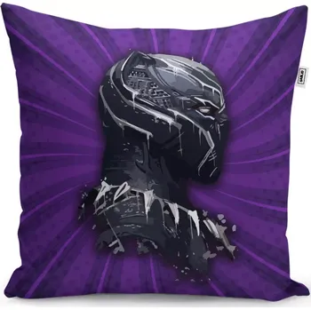 Polštář Dekorační polštář BLACK PANTHER z profilu Fialový - Sablio - 40x40 cm