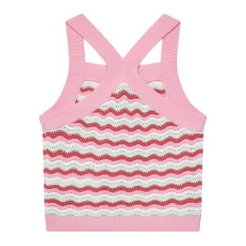 Oblečení a móda Guess Top J5GR06 Z3MR1 Růžová Regular Fit 8Y