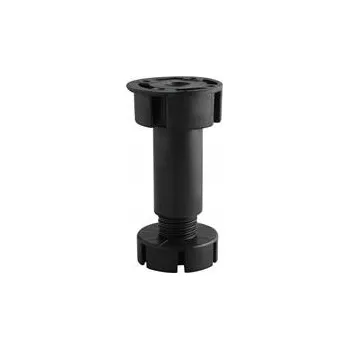 Nábytkové kování GTV Nožka dp-100 dpa (černá pl.) v kartonech