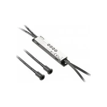 vypínač GTV Bezkontaktní spínač MIKRO IR 12V/36W, 2 senzory, kabely 2m a 1,2m, čer