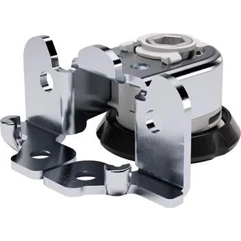 Zábradlí Nastavovač výšky Integrato Tech D, výška 23 mm, zinkový odlitek/plast, černá