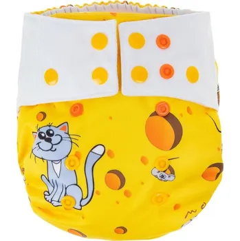 Plenkové kalhoty Mommy mouse SIO svrchní kalhotky- Cheesse