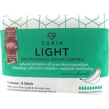 Carin Light Incontinence Odour Control inkontinenční vložky 8 kusů