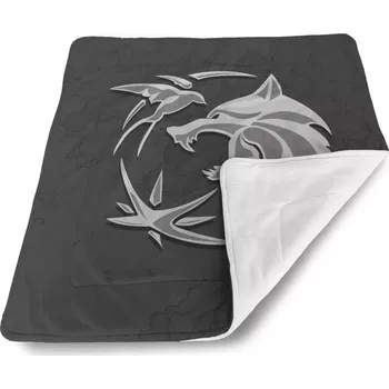 deka Sablio Dětská deka pro miminko Zaklínač Černá mapa - 80x100 cm