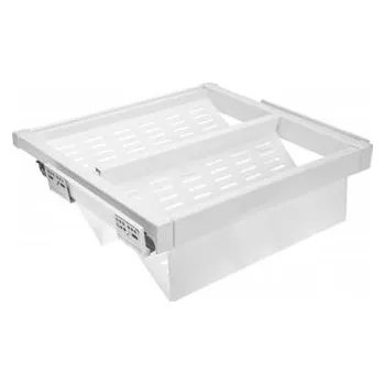 Botník GTV Zásuvka Elite na boty kovová 700 mm s funkcí tichého zavírání, bílá