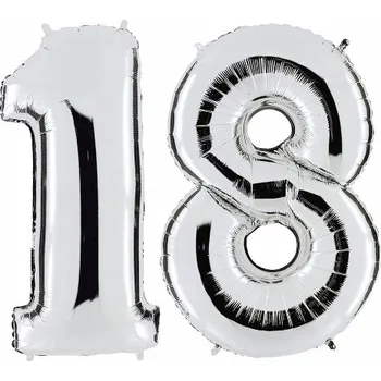 Balónek Fóliové balónky k 18. narozeninám, 100 cm,