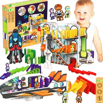 ostatní stavebnice Domino Stavebnice Space BiOBUDDi BB-4006