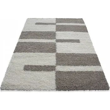 Koberec Kusový koberec Gala shaggy 2505 beige Varianta: 60x110 cm