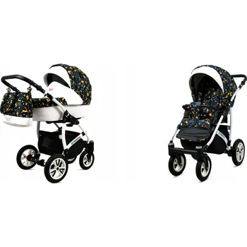 Kočárek Dětský kočárek 2v1 BabyLux Tropical - hluboká korba a sportovní verze