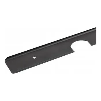 Nábytkové kování GTV Úhlová lišta (38 mm), černá barva