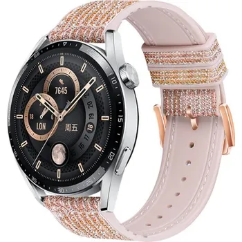 Řemínek na hodinky BSTRAP | BStrap Glitter reminek na Garmin Vivoactive 5, golden red