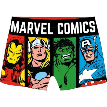 Chlapecké plavky Eplusm Chlapecké plavky AVENGERS boxerky červené Barva: Červená, Velikost: 116/122