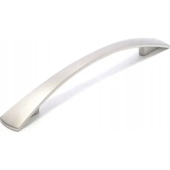 Nábytkové kování Nábytková úchytka reling, šedá matná, 17,9 x 2,2 x 2,5 cm