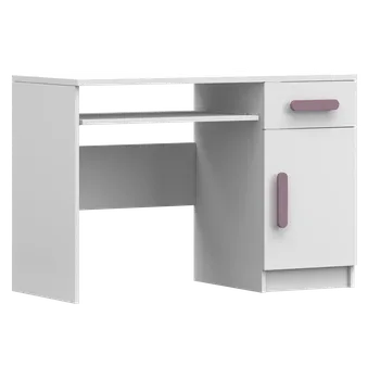 Dětský stůl Nábytek PEGAS s.r.o. Psací stůl SMYK I - 08, Bílá Mat/Vřes