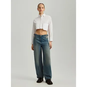 Dámské džíny Džíny baggy - 38 - House - indigové - 812BL-57J