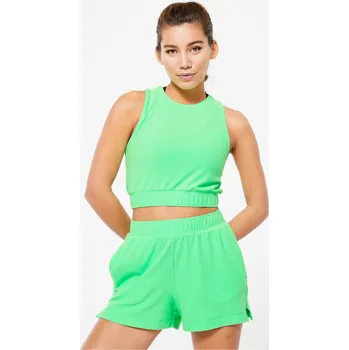 Pánské tričko DOMYOS Dámské pletené tílko M ZELENÁ