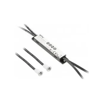 vypínač GTV Bezkontaktní spínač MIKRO IR 12V/36W, 2 senzory, kabely 2m a 1,2m, bíl