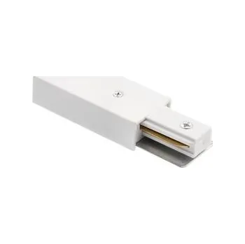 Elektrický konektor GTV Napájecí svorka pro 1-fázovou, 2-linkovou kolejnici, bílá