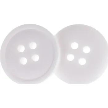 Knoflík Bellatex Knoflík sada 6 ks prům. 15 mm bílá