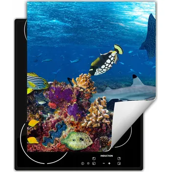 Obraz Ochranná podložka pod indukční varnou desku dekorativní rolovací do kuchyně potisk 45x52 wm0444