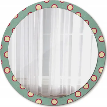Zrcadlo Nástěnné Zrcadlo do Koupelny Kruhy tečky 100cm